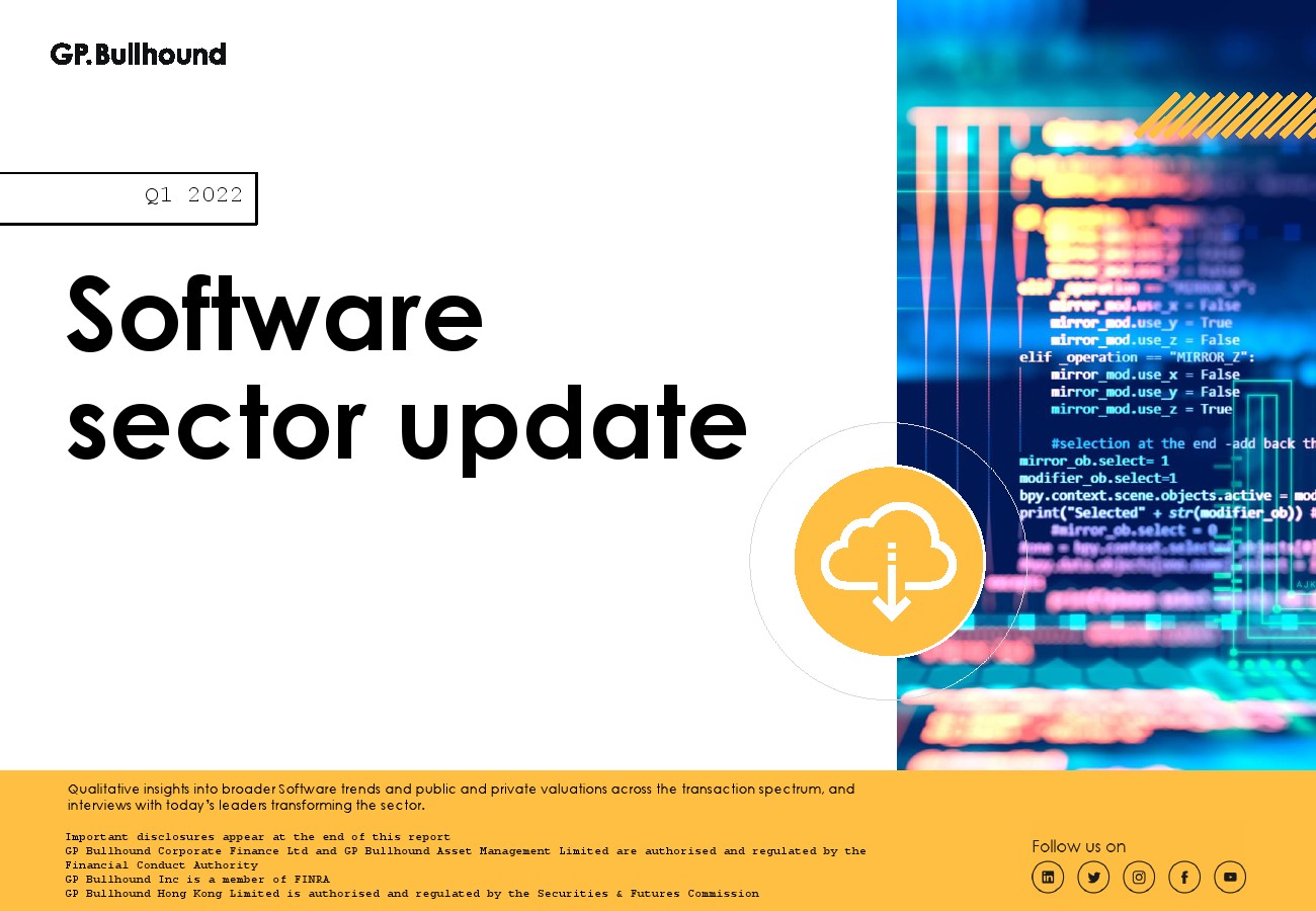 GP Bullhound：2022年第一季度軟件行業(yè)報(bào)告