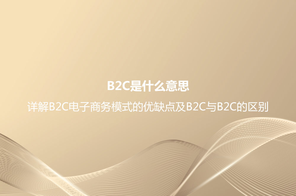 B2C是什么意思？詳解B2C電子商務(wù)模式的優(yōu)缺點(diǎn)及B2C與B2C的區(qū)別