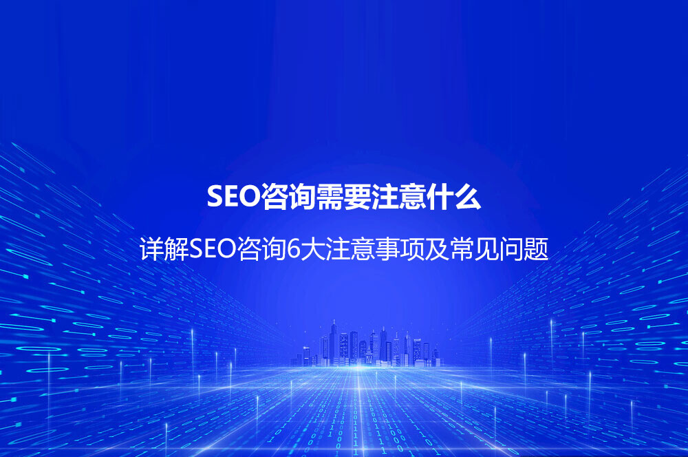 SEO咨詢需要注意什么？詳解SEO咨詢6大注意事項(xiàng)及常見問題