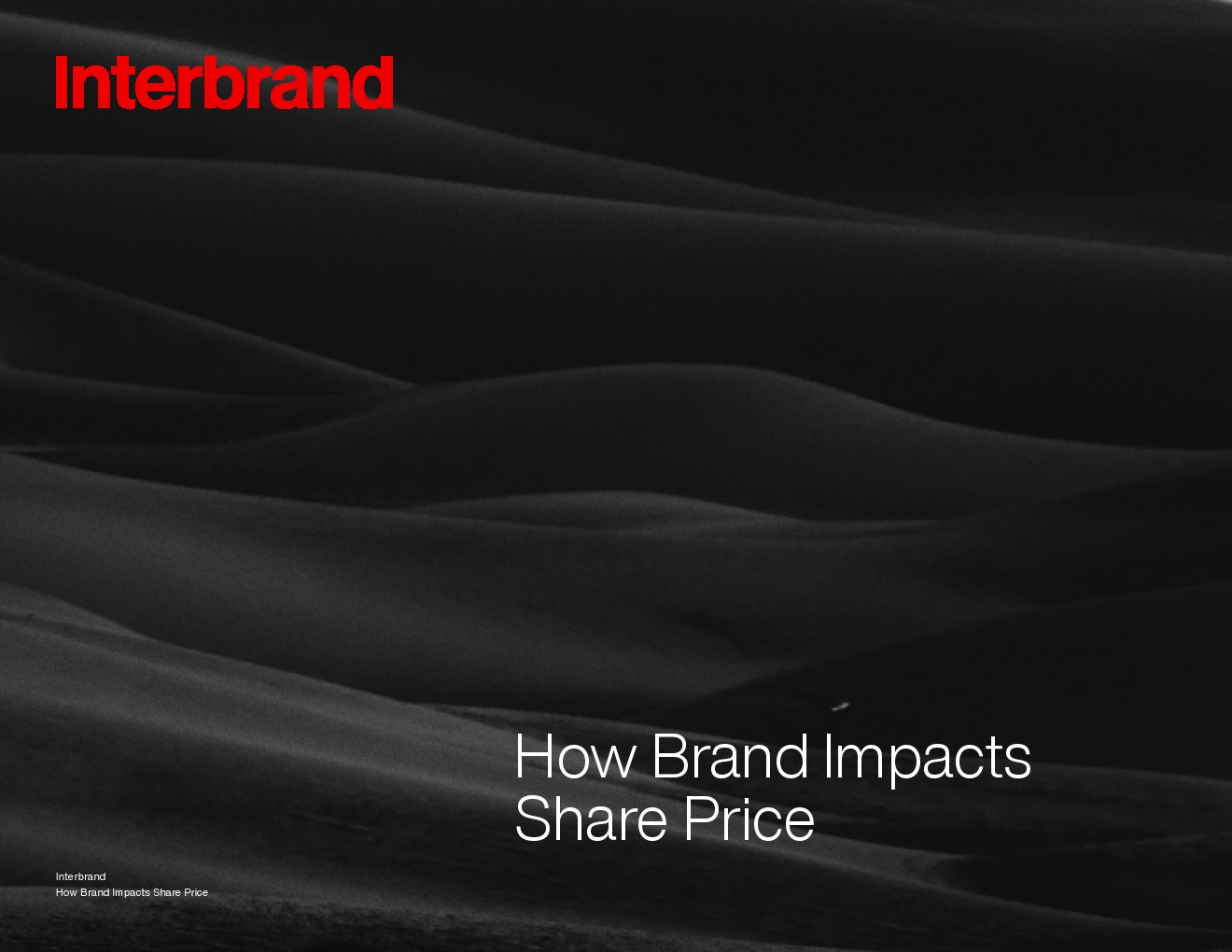 Interbrand：品牌如何影響股價